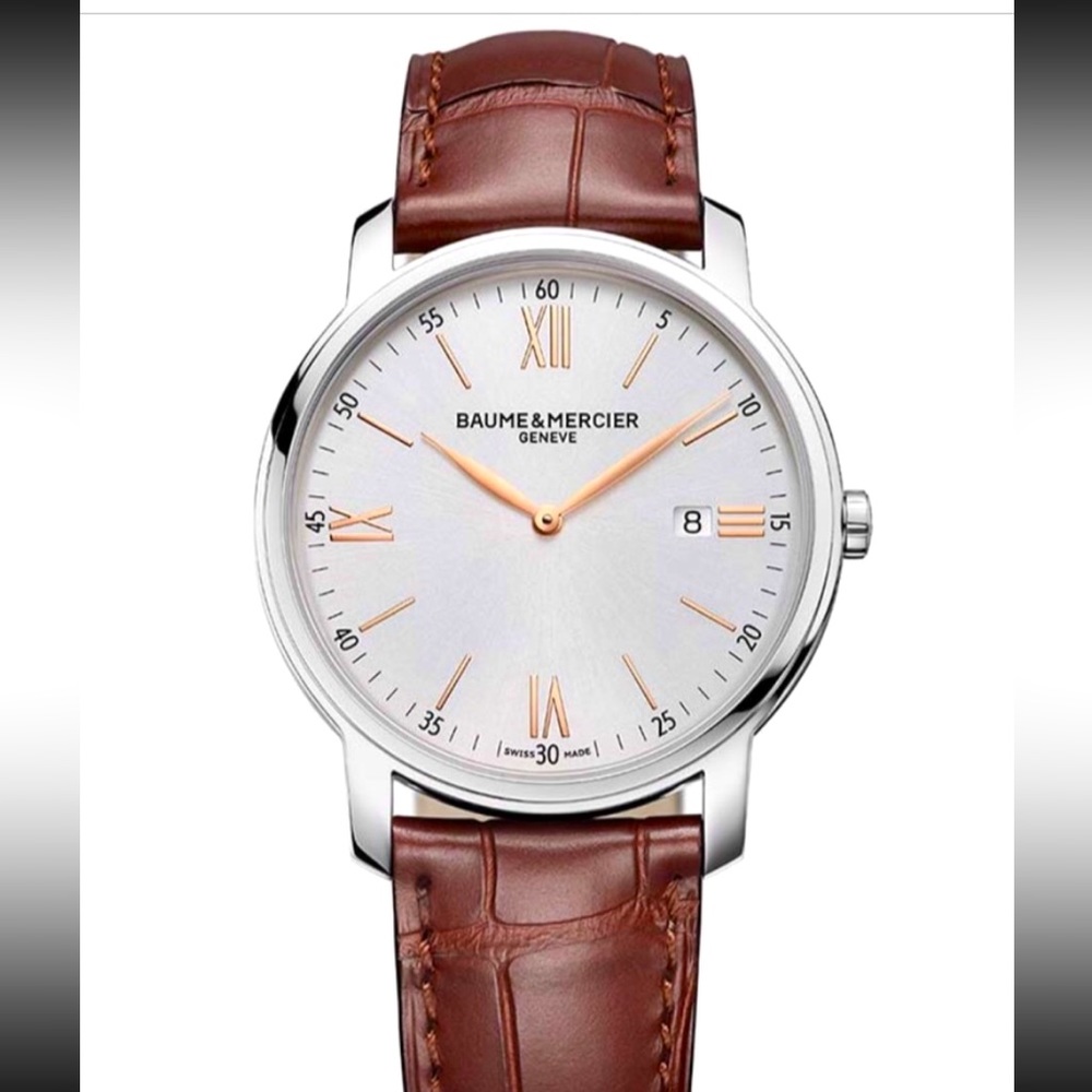 Baume & Mercier Classima men’s wrist watch 10144. NWT, still in box, never worn!